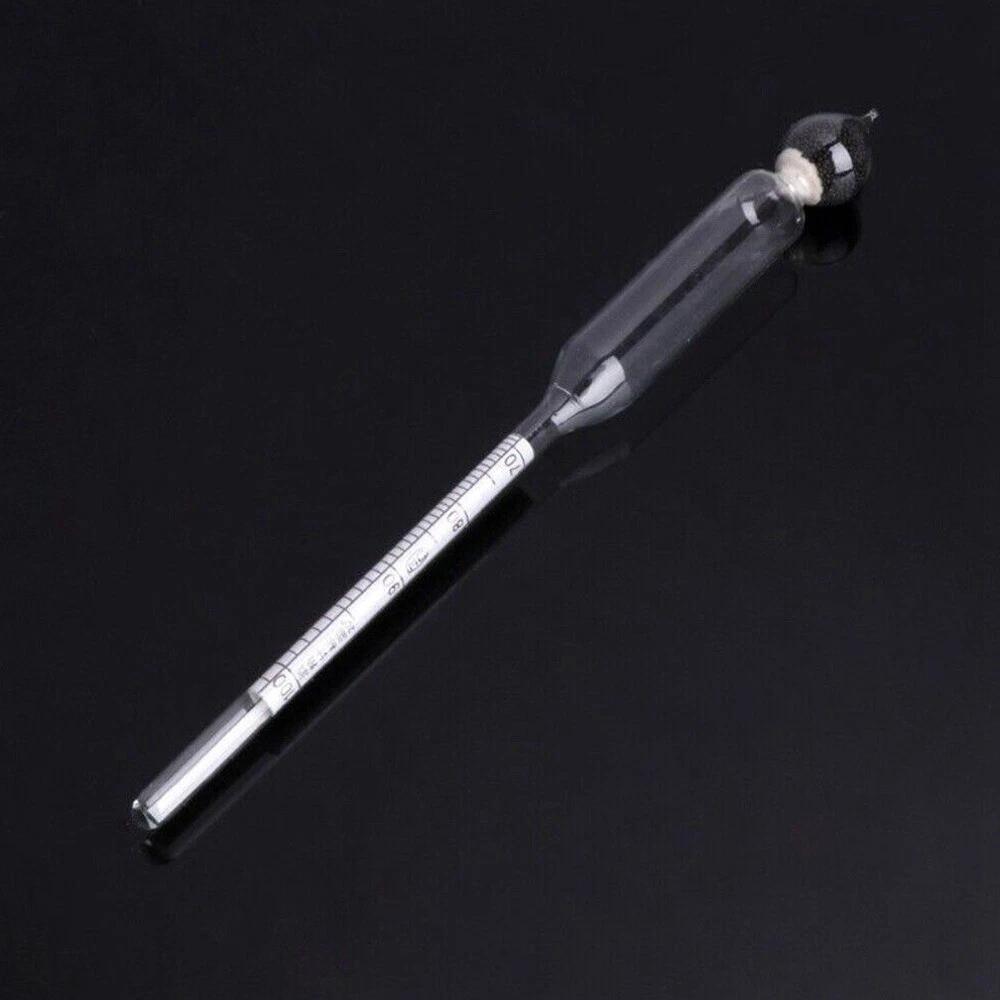 3Pcs 0-100% Hydrometer Alcoholmeter Alcohol Tester Meter+Thermometer Tool Set AU - Image 6