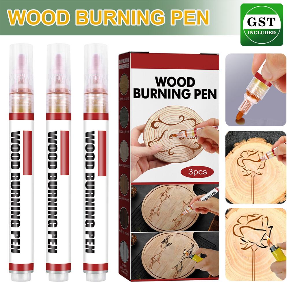 DIY Project Easy Use Chemical Wood Burning Pen Scorch Marker Wood Painting