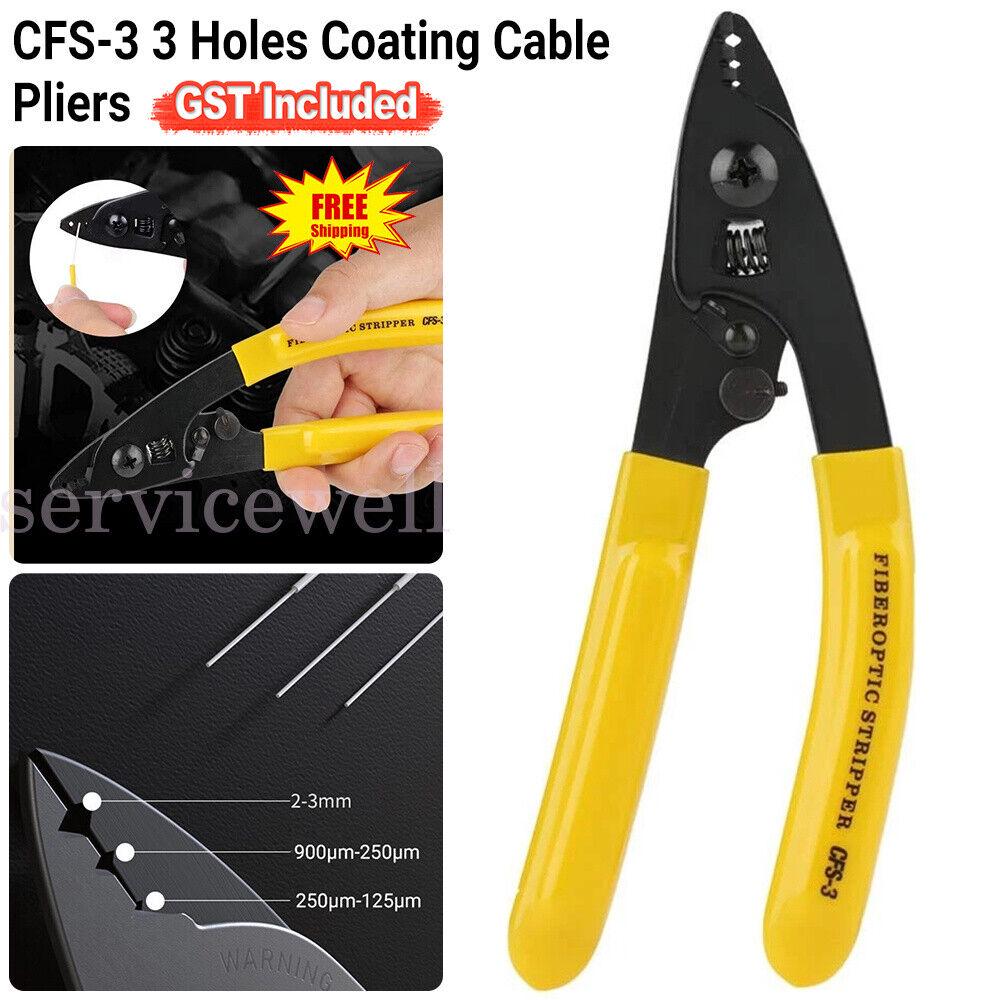 3-Hole Professional Fibre Optic Stripper Fiber Optic Stripper stripping pliers