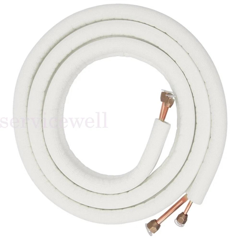 3m Insulated Copper Pipe Split Line Air Conditioner Pipe Fitting Pair Coil Tube - Image 5