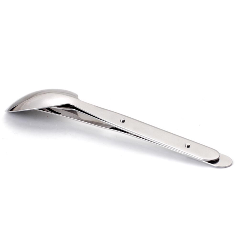 3pcs Folding Cutlery Set Camping Safety Foldable Fork Spoon Utensil Travel - Image 7