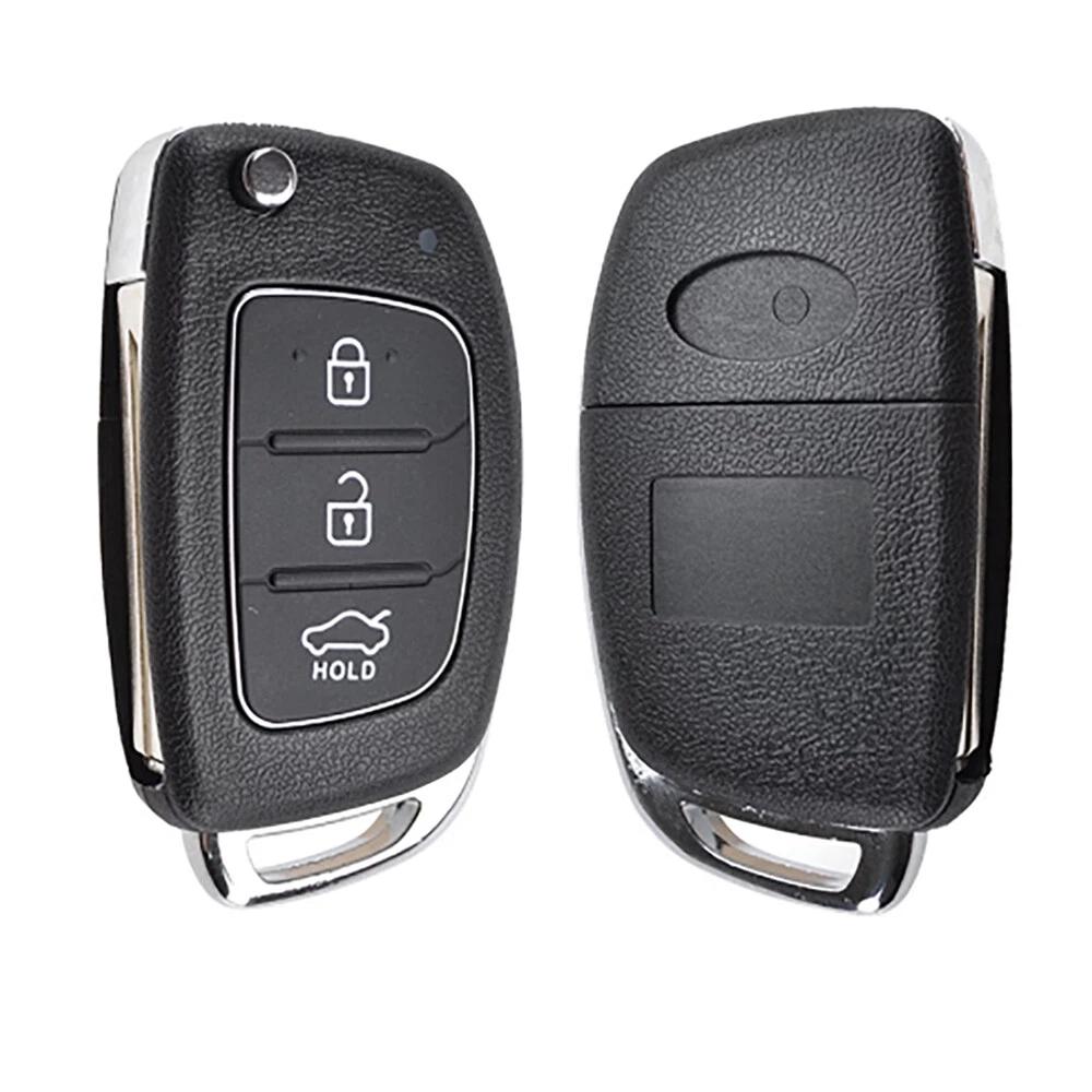 3xButton Flip Key Remote Silicone Case/Shell/Blank For Hyundai Santa Fe iXi20i30 - Image 6
