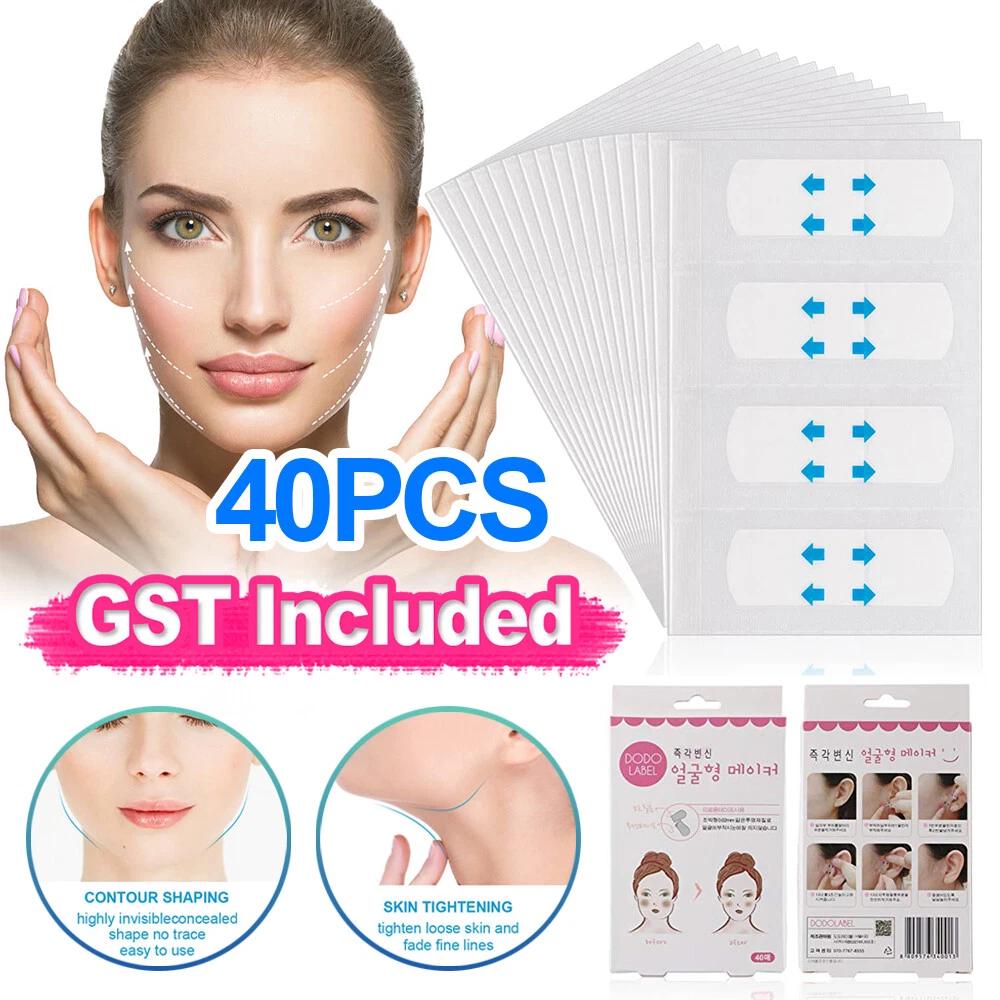 40PC Instant Face Neck Chin Eye Lift Sticker Facelift V Shape Tapes Anti Wrinkle