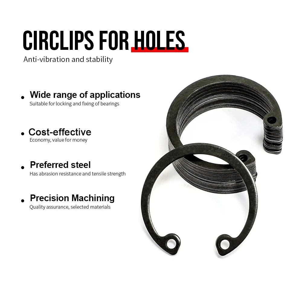 480pcs C-type Metric Internal External Circlip Snap Ring Grab Kit Assortment - Image 3
