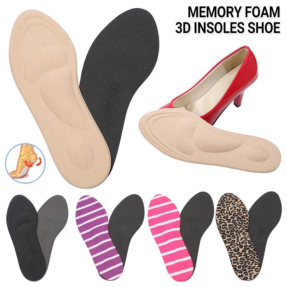 4D Memory Foam Insoles Inner Sole Insert Air Cushion Heel Foot Shoe Pads Unisex - Image 5