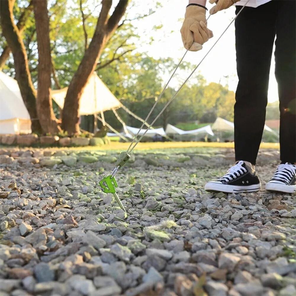 4M Camping Ratchet Pulley Tent Guide Rope Adjustable Guy Line Tensioner Tie Down - Image 7