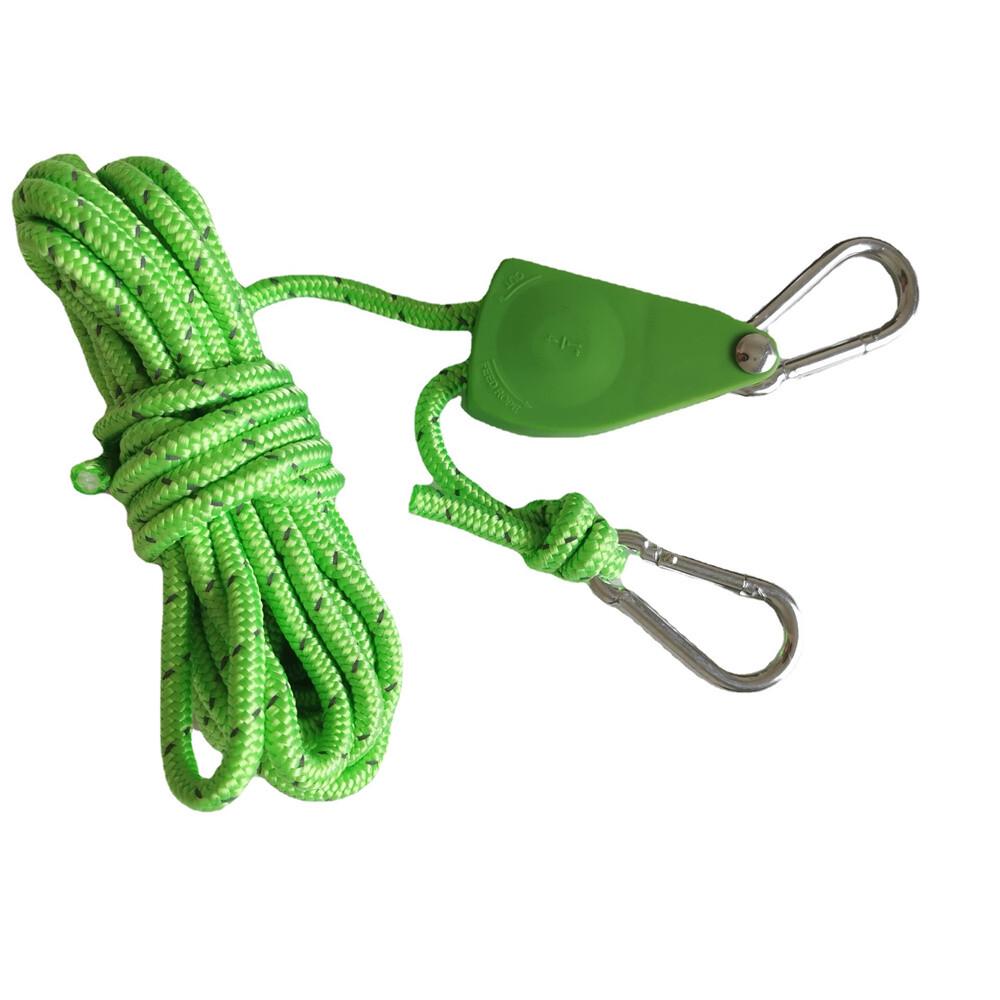 4M Camping Ratchet Pulley Tent Guide Rope Adjustable Guy Line Tensioner Tie Down - Image 3