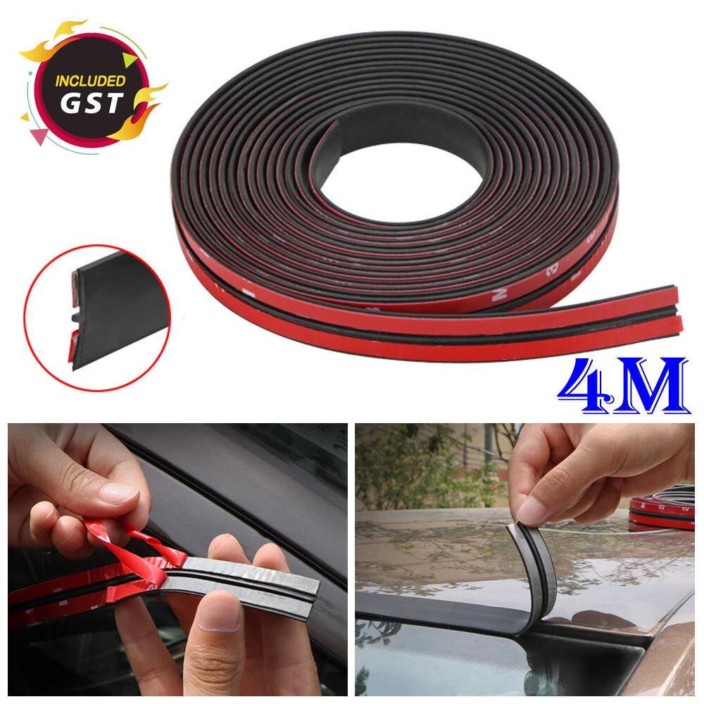 4M H-Shape Weather Seal Strip Rubber Door Trim For Car Front Rear Window Glass
