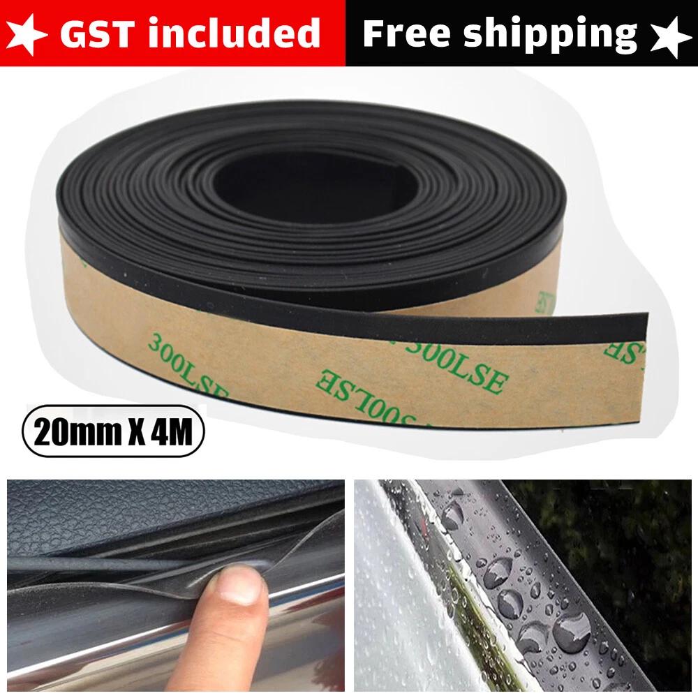 4M Rubber Seal Strip Car Front Rear Side Window Trim Edge Moulding Weatherstrip