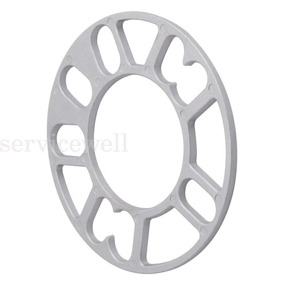 4PCs 10mm Alloy Aluminum Wheel Spacers Shims Spacer Universal 4/5 Stud Car Kit - Image 4