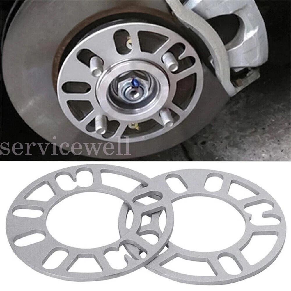 4PCs 10mm Alloy Aluminum Wheel Spacers Shims Spacer Universal 4/5 Stud Car Kit - Image 5