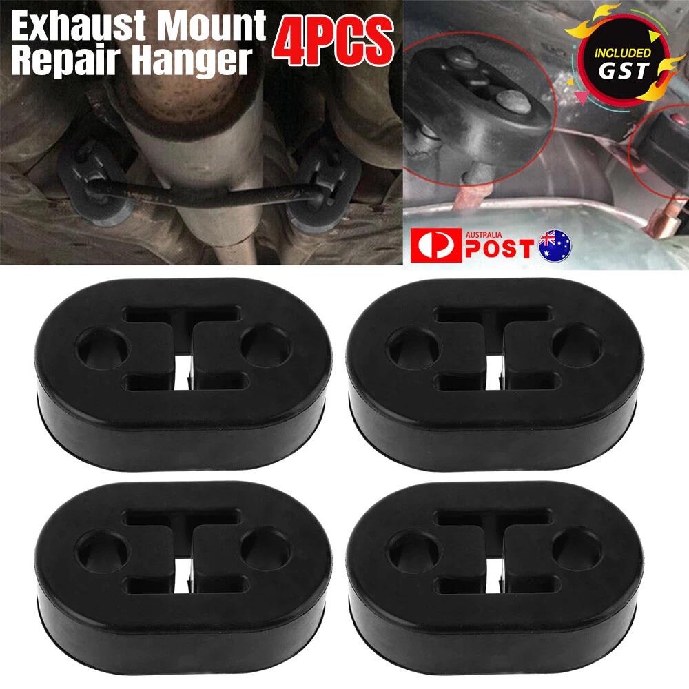4X Exhaust Mount Repair Hanger Bracket Heavy Duty Rubber Replacement Universal