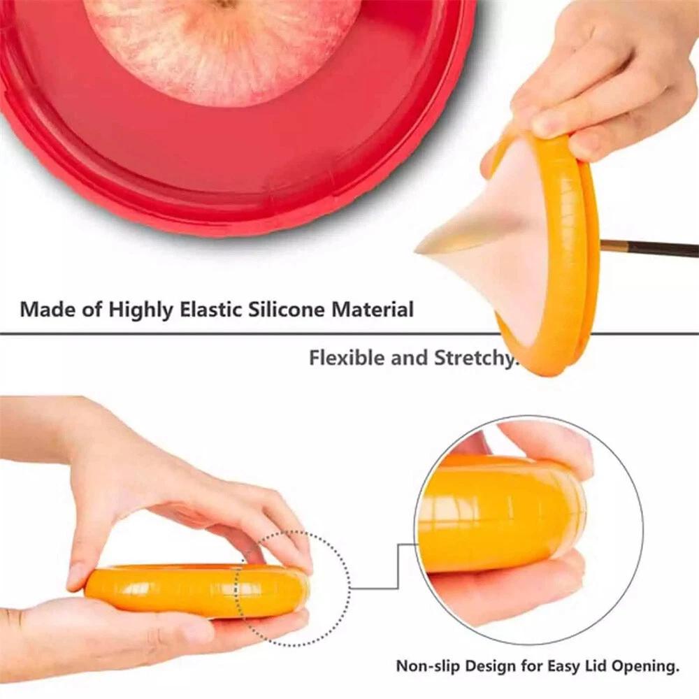 Silicone Fruit Vegetable Anti-Oxidation Storage Box Fridge Storage Container - Image 7