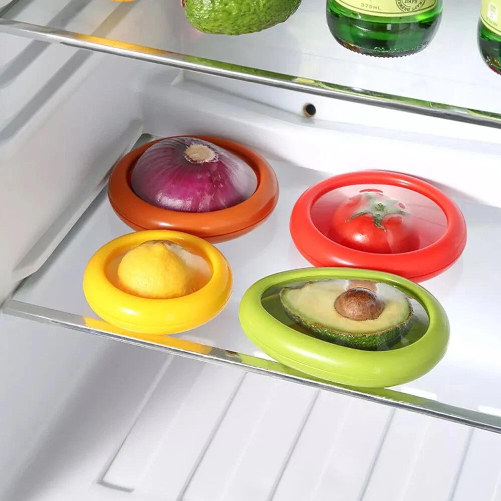 Silicone Fruit Vegetable Anti-Oxidation Storage Box Fridge Storage Container - Image 6