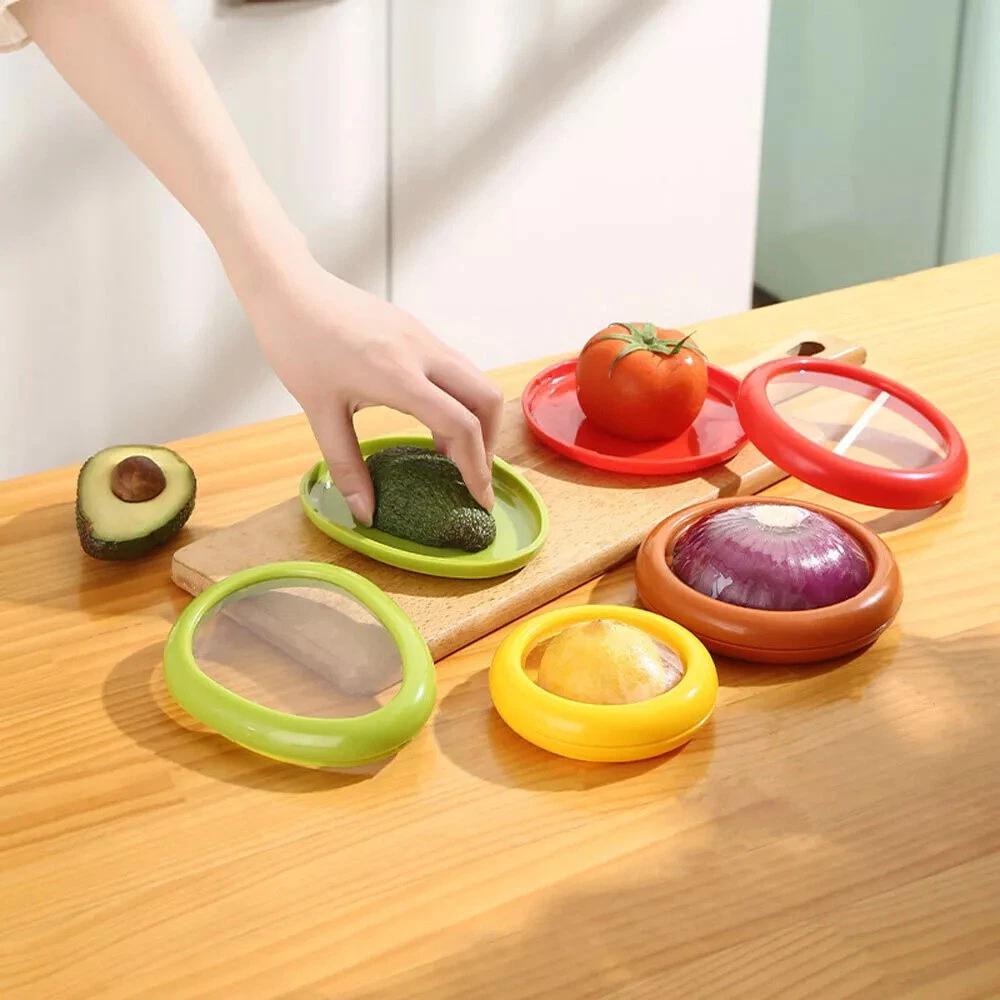 Silicone Fruit Vegetable Anti-Oxidation Storage Box Fridge Storage Container - Image 2