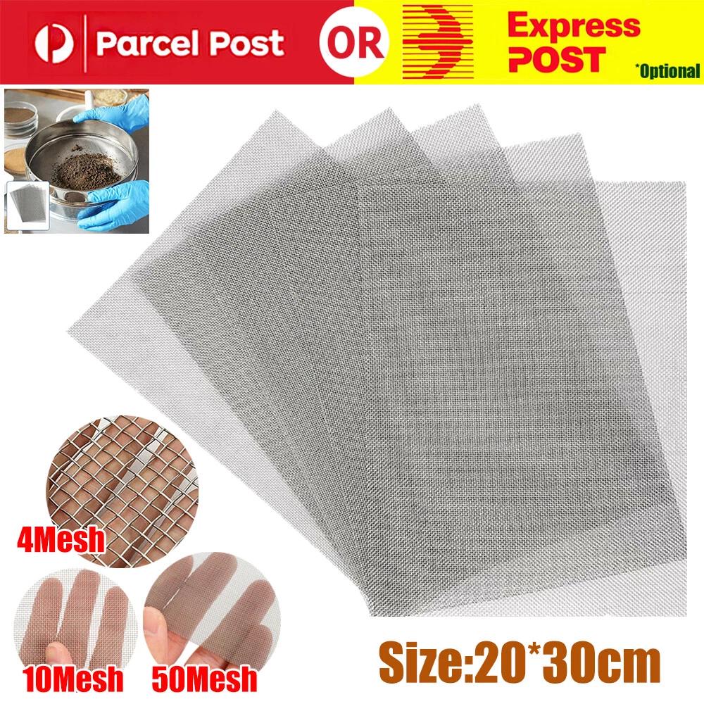 Mesh 304 Stainless Steel Woven Wire Filtration Filter Sheet 20cm x 30cm