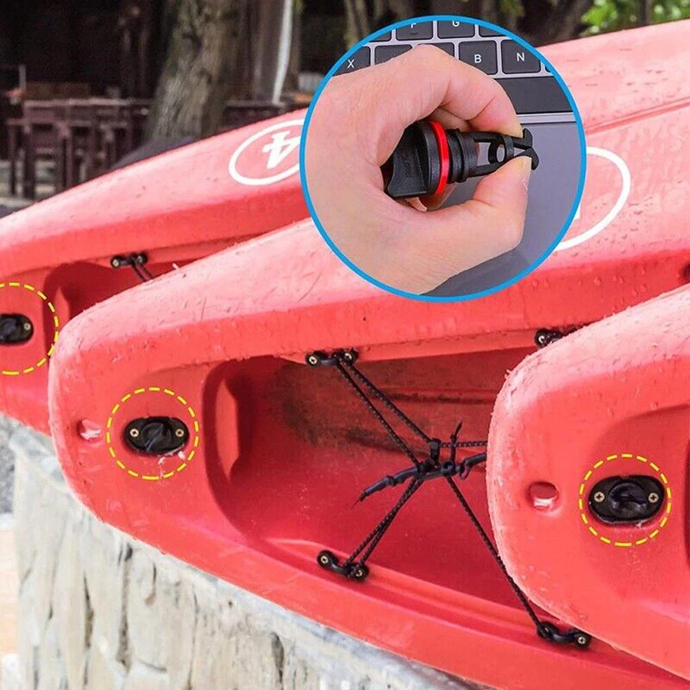 4 X Boat Drain Bungs With PE Washer For Course Thread Bung Bases Boat Drain Bung - Image 2