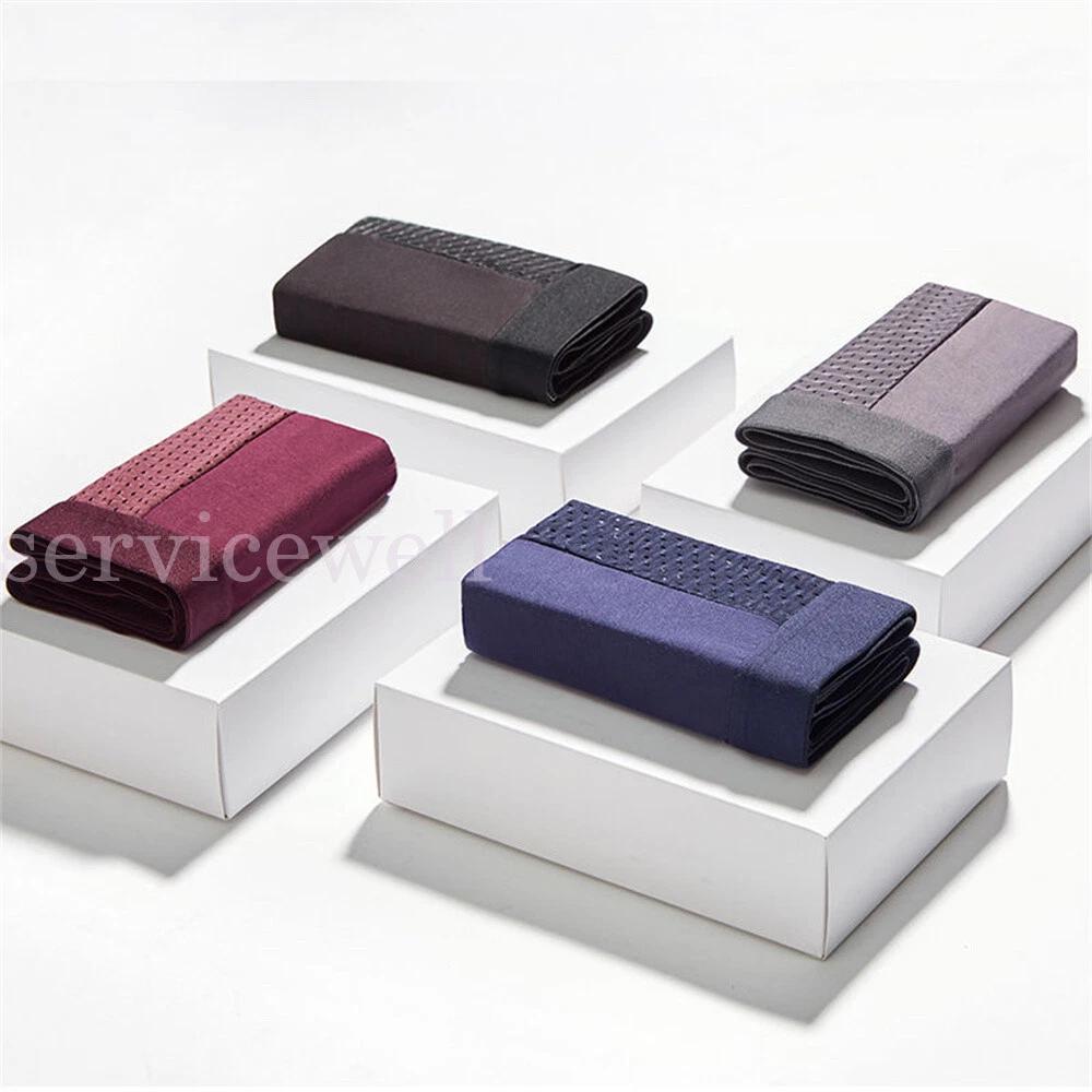 Ice Silk Bulge Boxer Briefs Shorts Panties Men's Comfy Underwear Shorts - Image 5