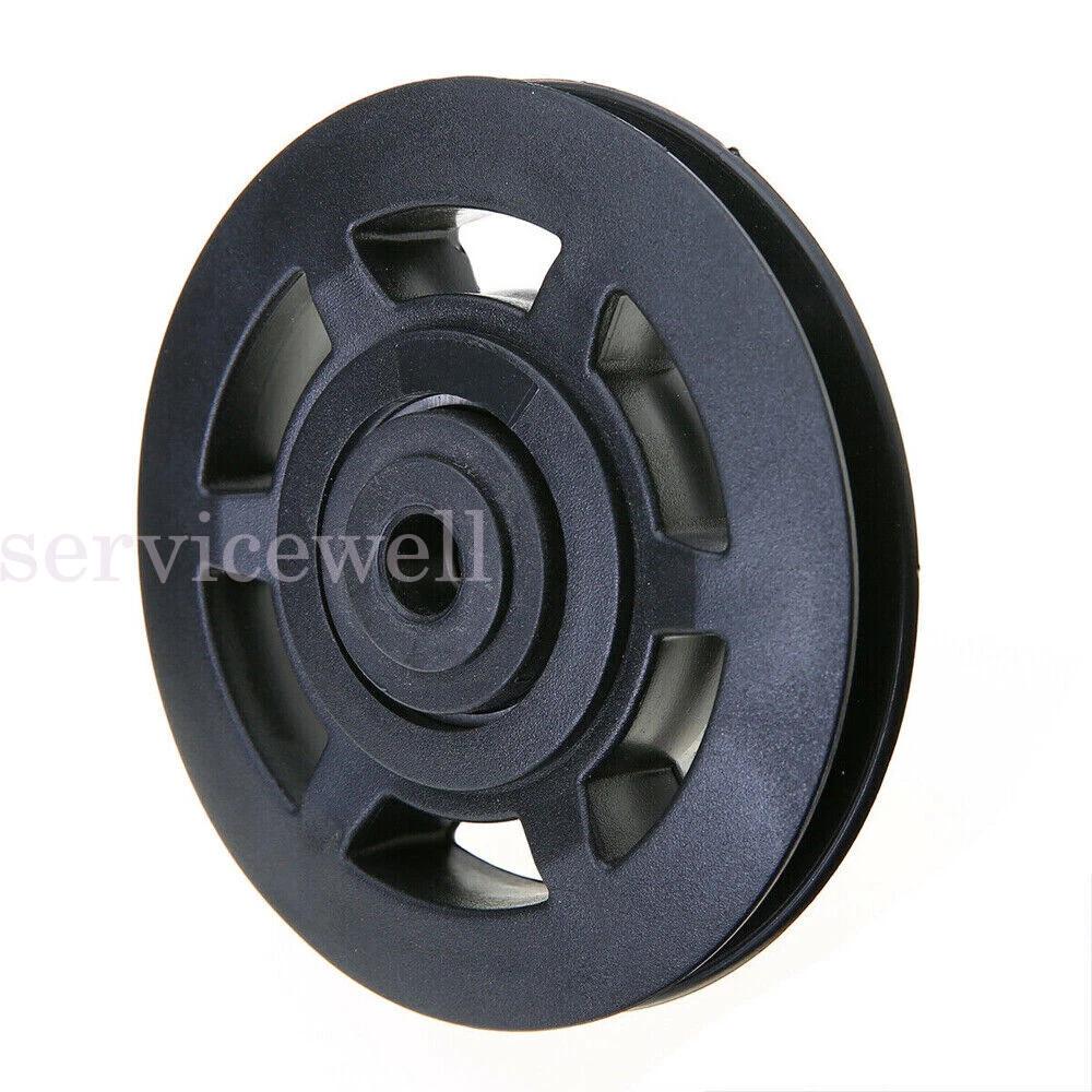 4pcs Universal 95mm plastic Bearing Pulley Wheel for Gym Fitness Equipment - Image 3