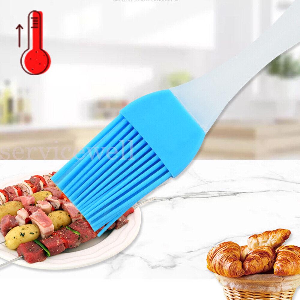 4xSilicone Basting Brush Bakeware BBQ Bread Cream Oil Pastry Cooking Baking - Image 6