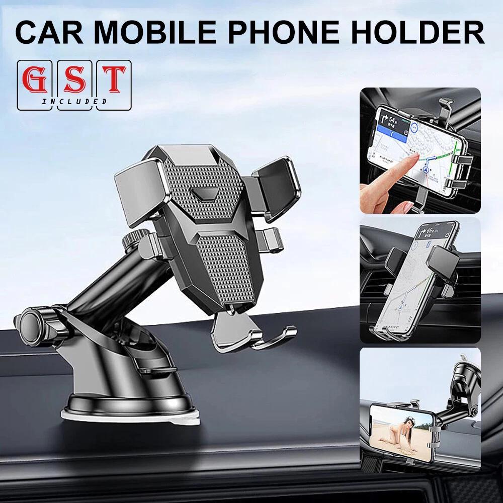 Car Mobile Phone Holder Gravity Dashboard Suction Mount Stand For Universal