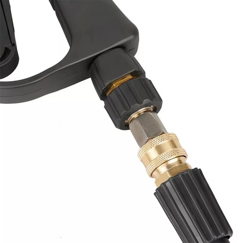 5000PSI M22-Swivel Pressure Washer Hose Adapter 3/8 Quick Connect Fittings - Image 5