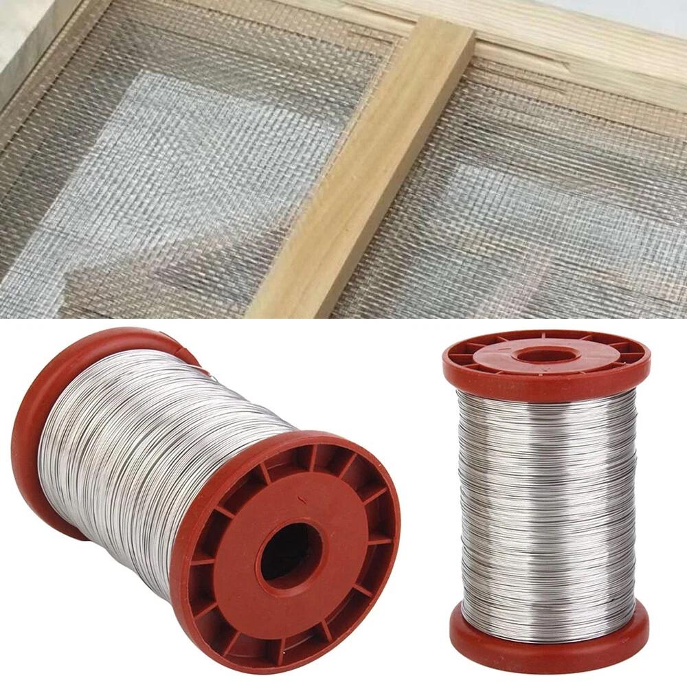 500g Bee Frame Wire 304 Stainless Steel Hive Wax Foundation 600m Roll Beekeeping - Image 3