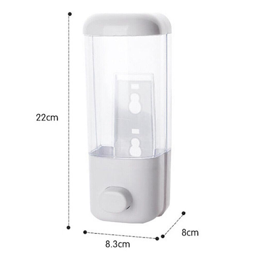 500ml Wall Mount Soap Dispenser Hand Wash Shampoo Shower Liquid Container Manual - Image 2