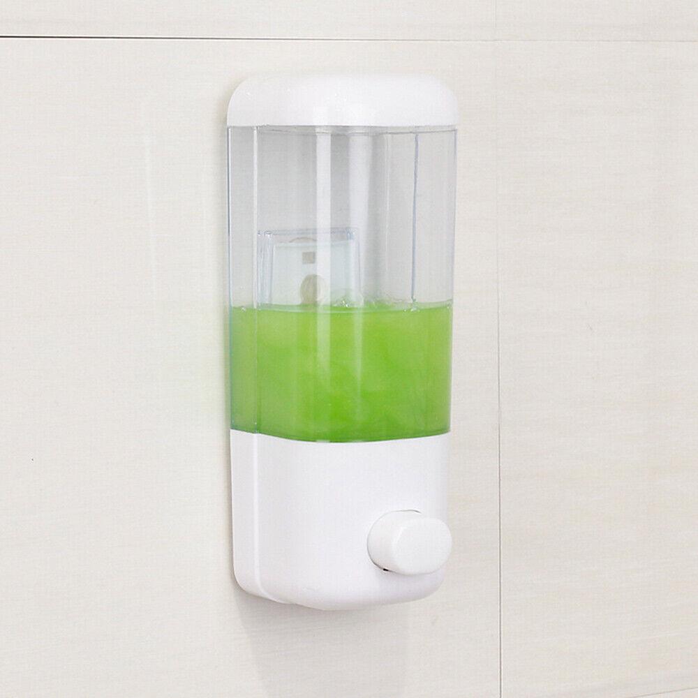500ml Wall Mount Soap Dispenser Hand Wash Shampoo Shower Liquid Container Manual - Image 7