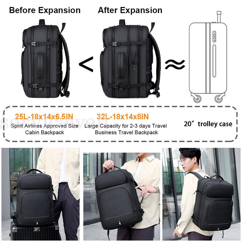 50L Men Women Travel Backpack Laptop Backpack Waterproof Business Bag School Bag - Image 2