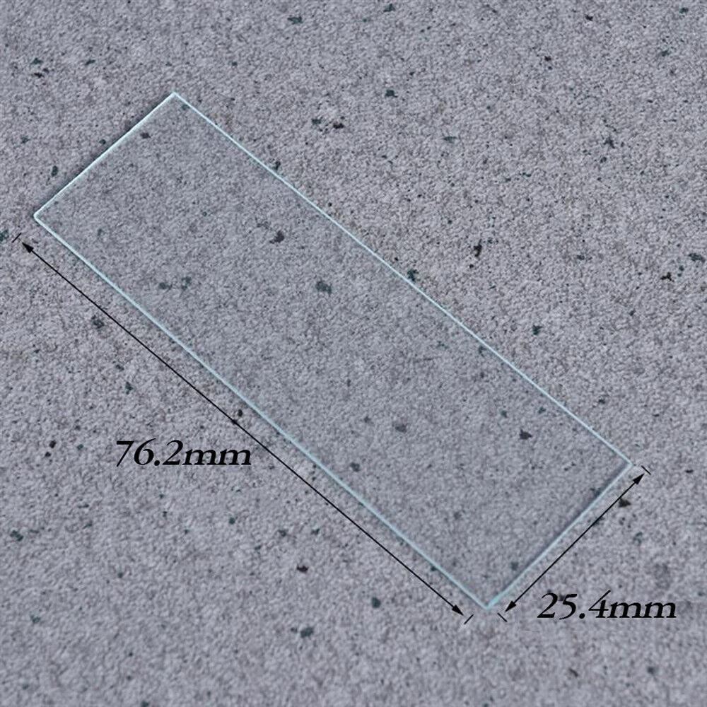 50PCS Blank Microscope Slides with 100 Square Cover Glass For Optical Instrument - Image 2