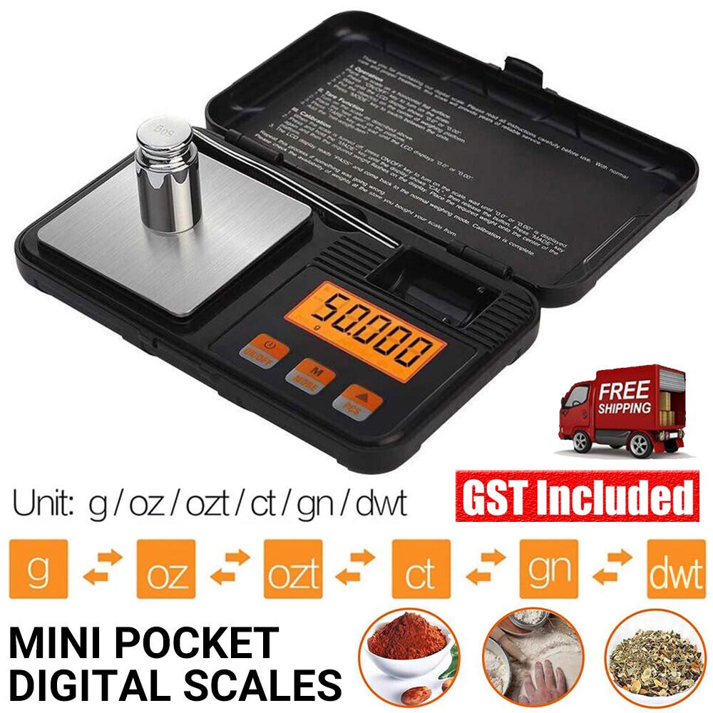 DIGITAL POCKET SCALES JEWELLERY PRECISION ELECTRONIC WEIGHT 50g/0.001g 200g/0.01