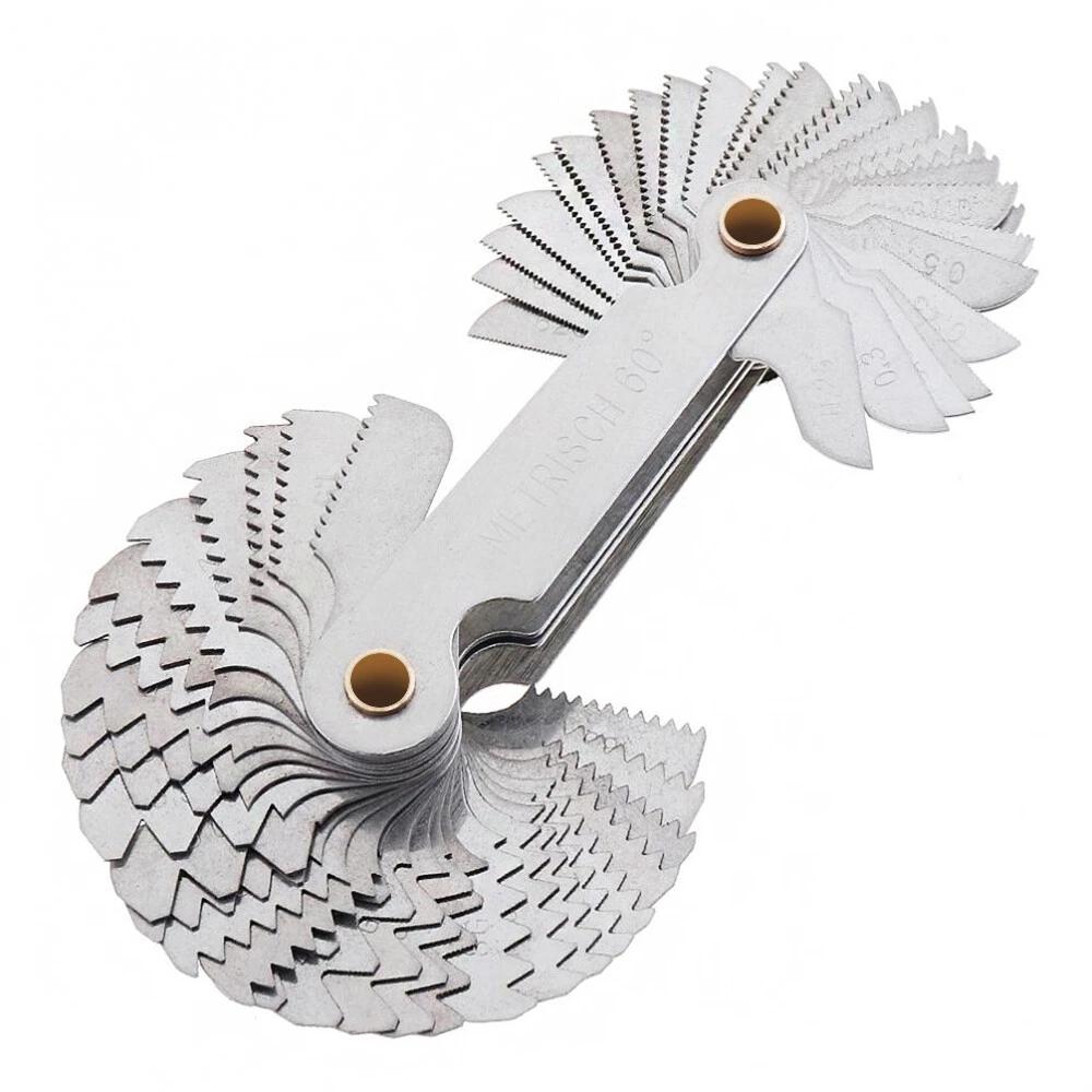 52 Blades Screw Thread Gauge Angle 60° Metric 55° Imperial Tap Pitch Inspection - Image 6