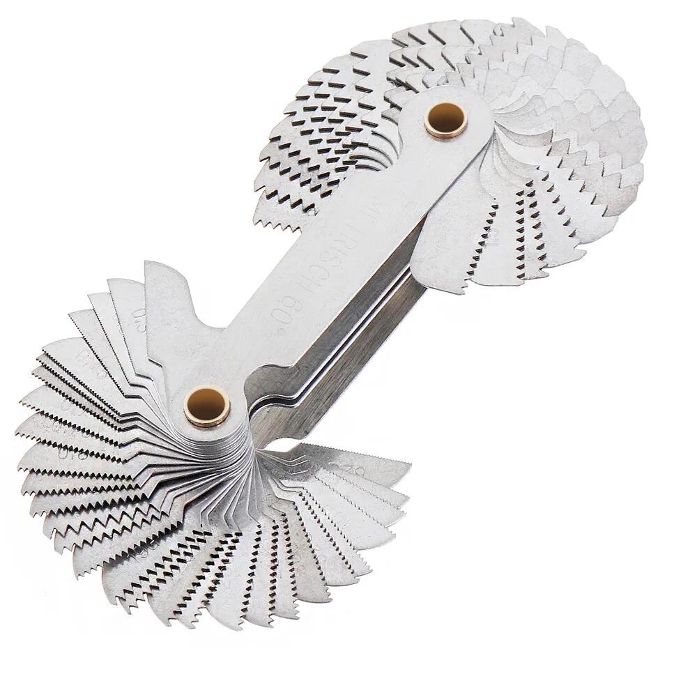 52 Blades Screw Thread Gauge Angle 60° Metric 55° Imperial Tap Pitch Inspection - Image 4