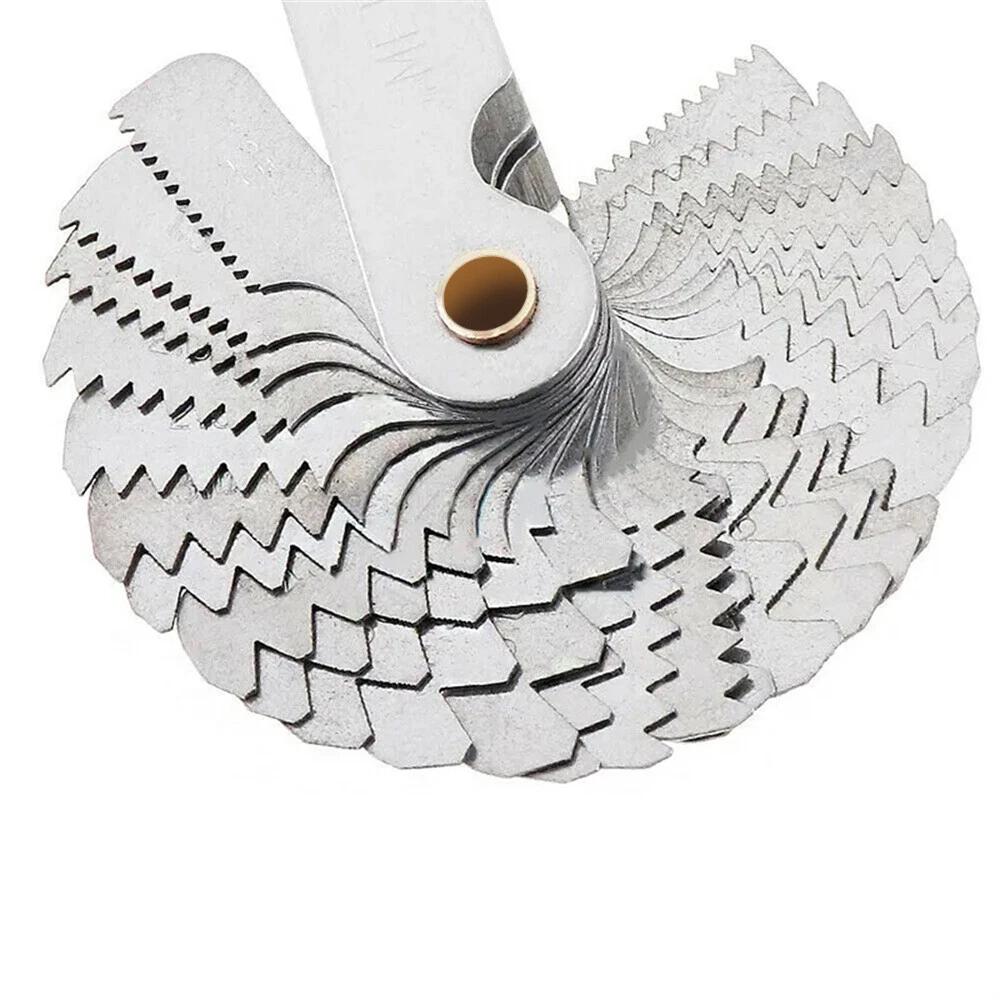 52 Blades Screw Thread Gauge Angle 60° Metric 55° Imperial Tap Pitch Inspection - Image 2