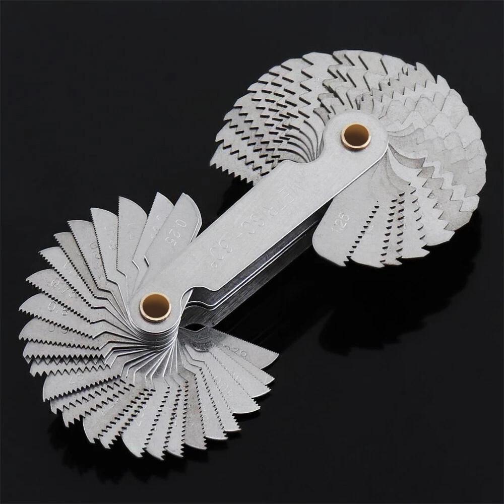 52 Blades Screw Thread Gauge Angle 60° Metric 55° Imperial Tap Pitch Inspection - Image 5