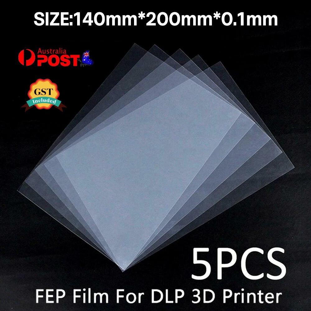 5PCS 3D Printer FEP Film Sheets For Anycubic SLA Photon Resin 200*140*0.1mm