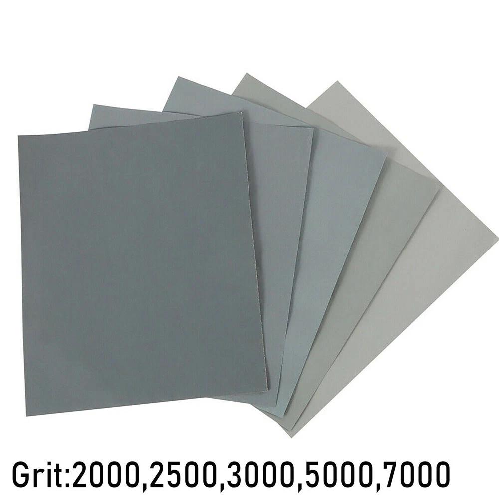 5PCS Abrasive Sheet 2000-7000 Grit Waterproof Wet Dry Sandpaper Sanding Paper AU - Image 7