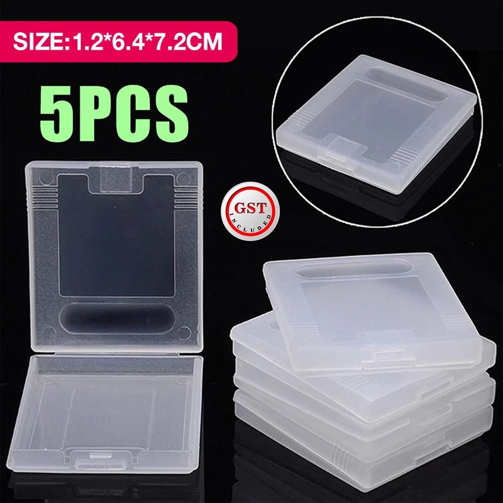 5PCS Clear Protective Game Cartridge Case Cover For Nintendo GameBoy Color AU