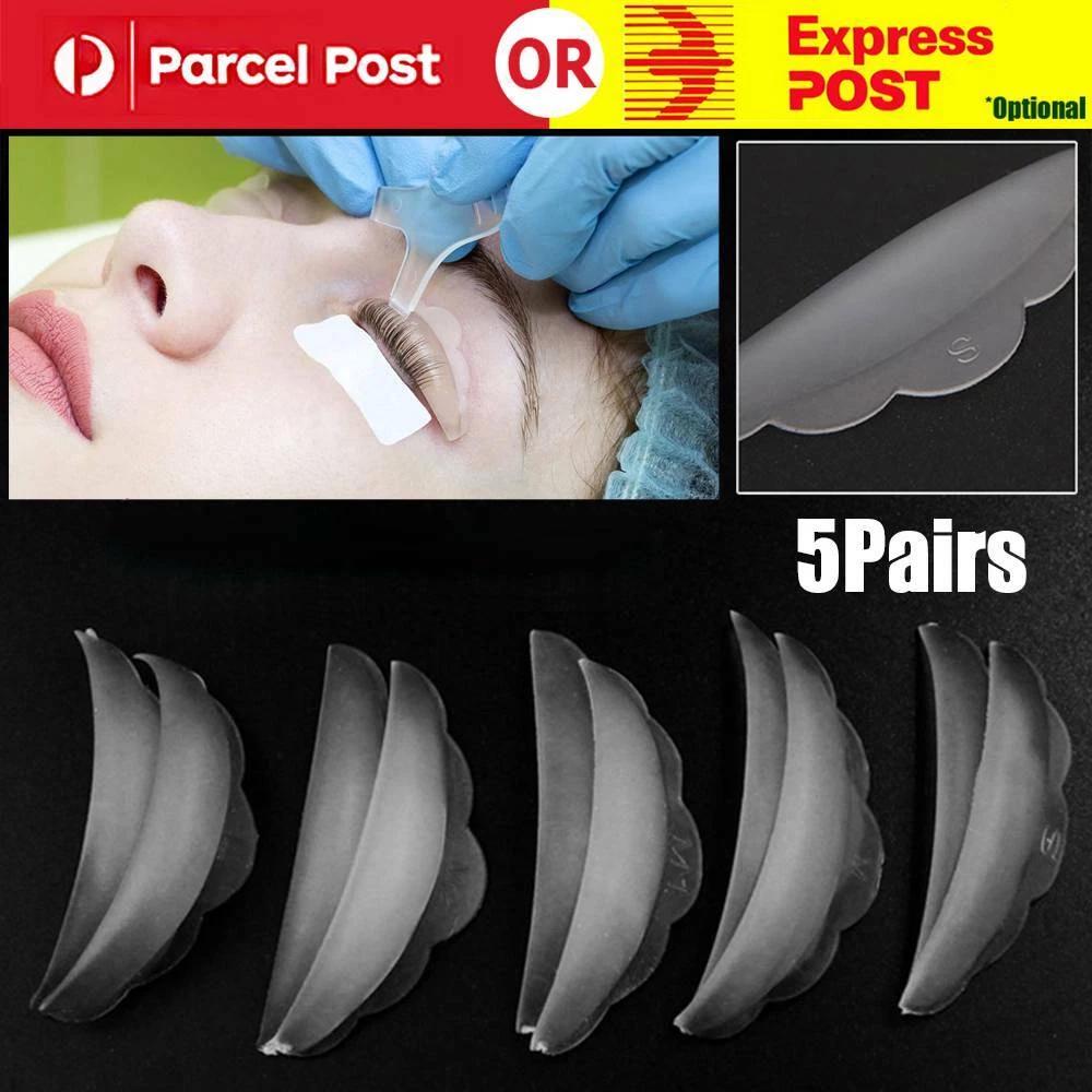 5Pairs Eyelashes Perming Pad Silicone Curler Rods Eye Lashes Lifting Extension