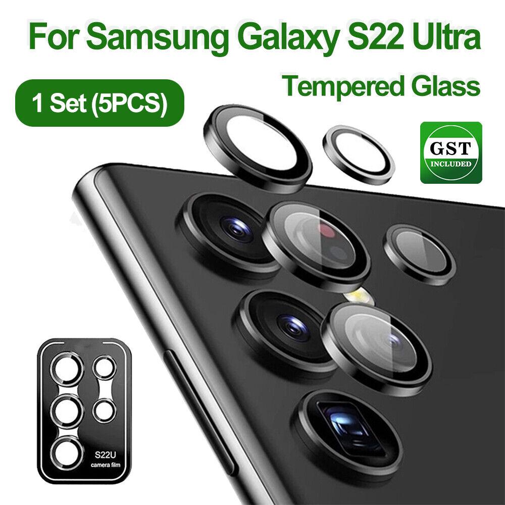 Back Camera Lens Tempered Glass Protector For Samsung Galaxy S22 Ultra 5G