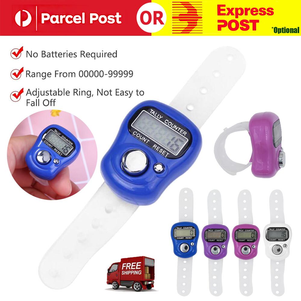 Digital LCD Electronic Golf Finger Hand Ring Knitting Row Tally Counter