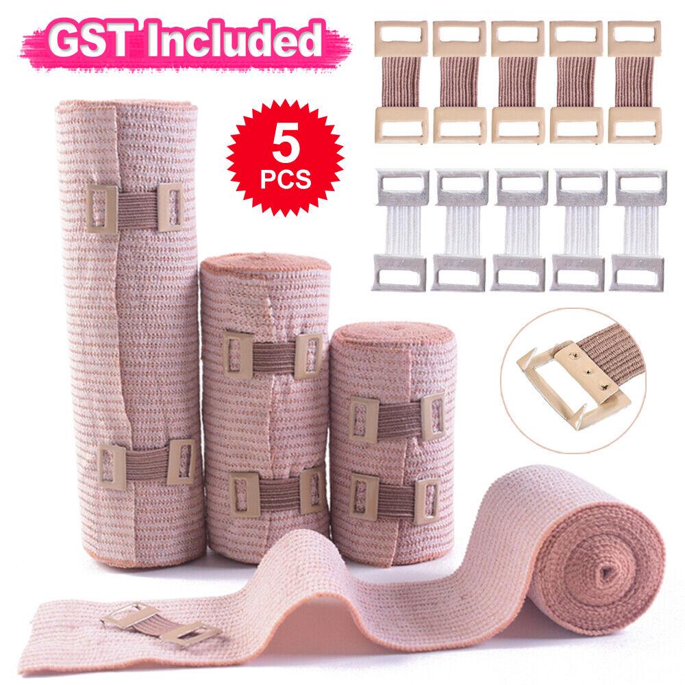 Elastic Bandage Clips Wrap Stretch Metal Clamps Hooks Buckles AU