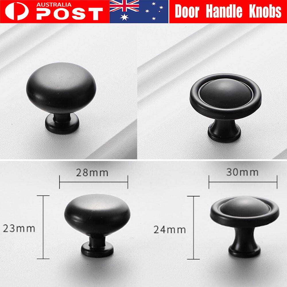 Black Kitchen Cabinet Wardrobe Handles Drawer Cupboard Pulls Handle Knob