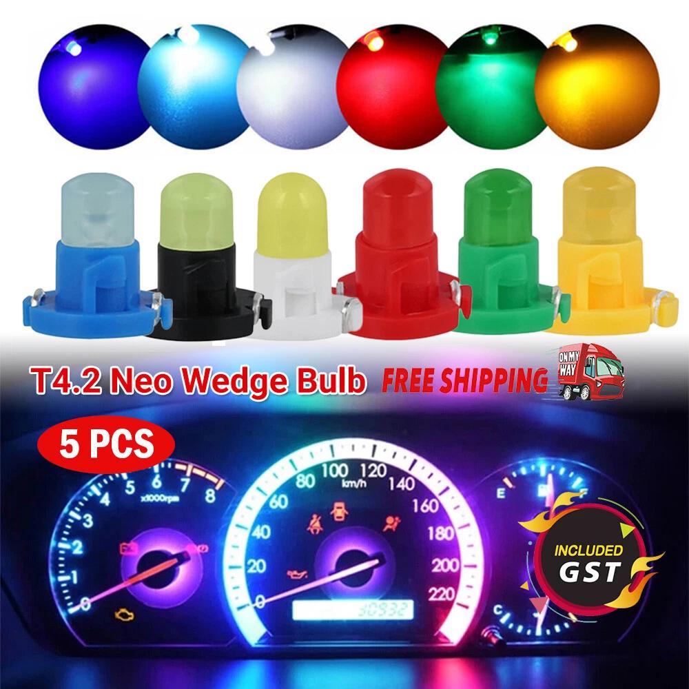 T4.2 Neo Wedge Bulb Dash Panel A/C Climate Control Light Lamp 12V