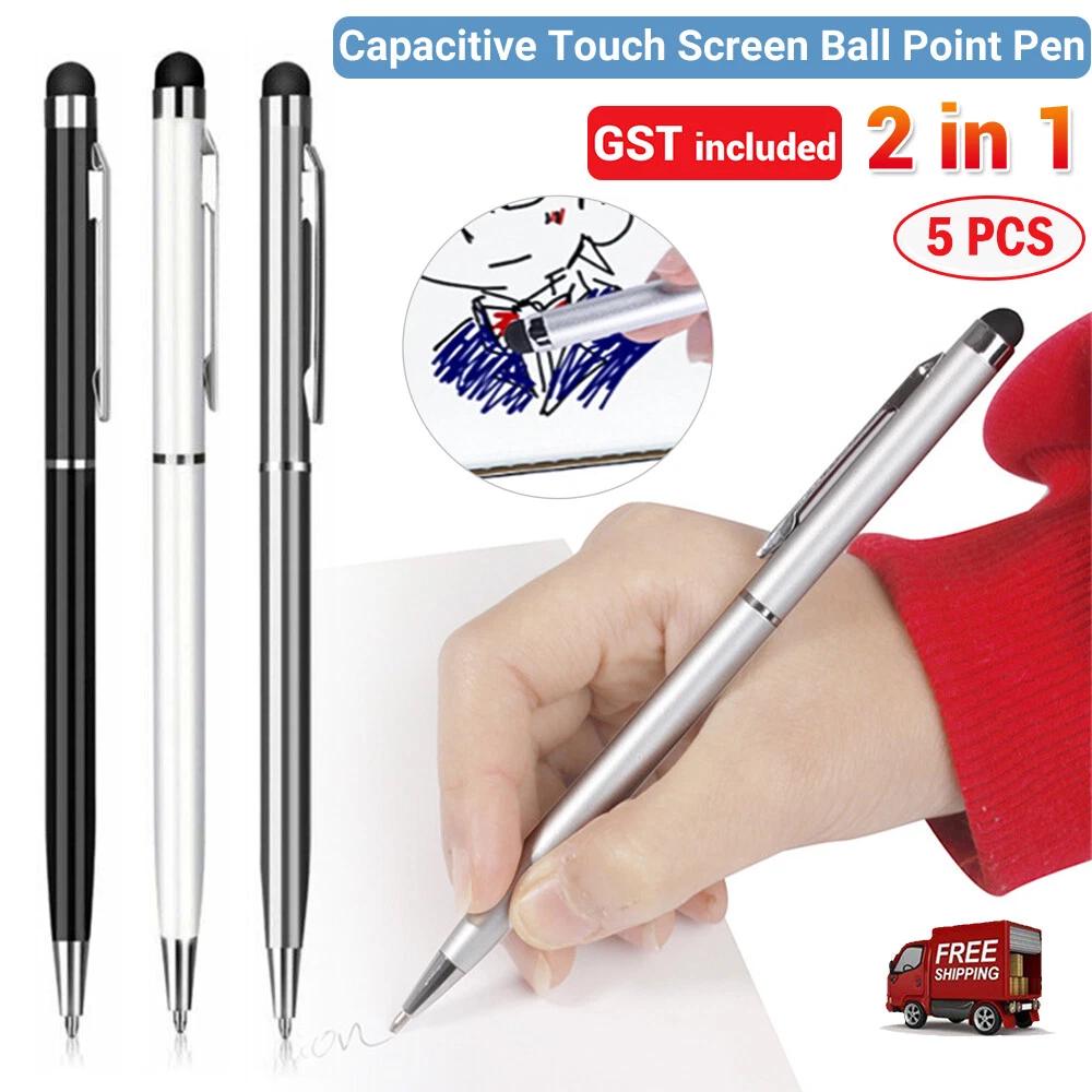 Capacitive Touch Screen Ink Stylus Ball Pen For Apple iPhone iPad Samsung