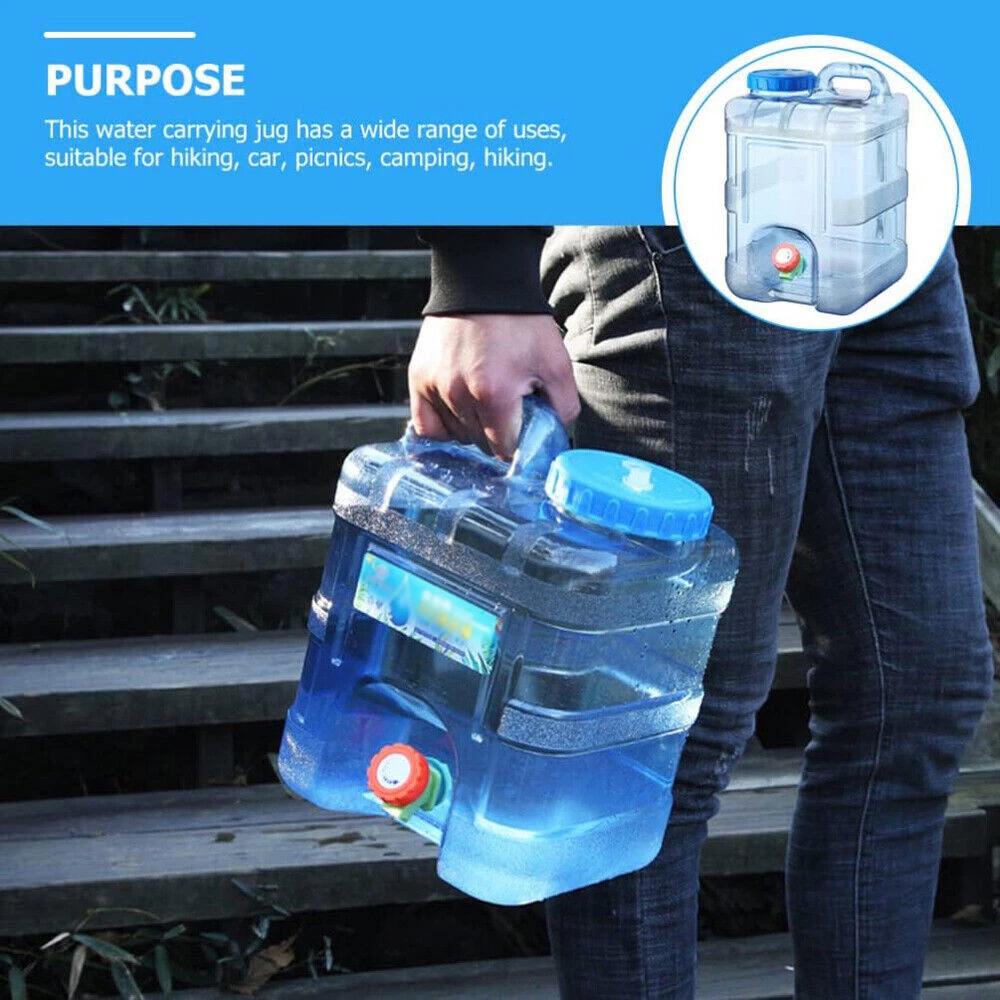 Portable Water Bucket Camping Water Container Outlet Tap Barrel Outdoor AU - Image 4