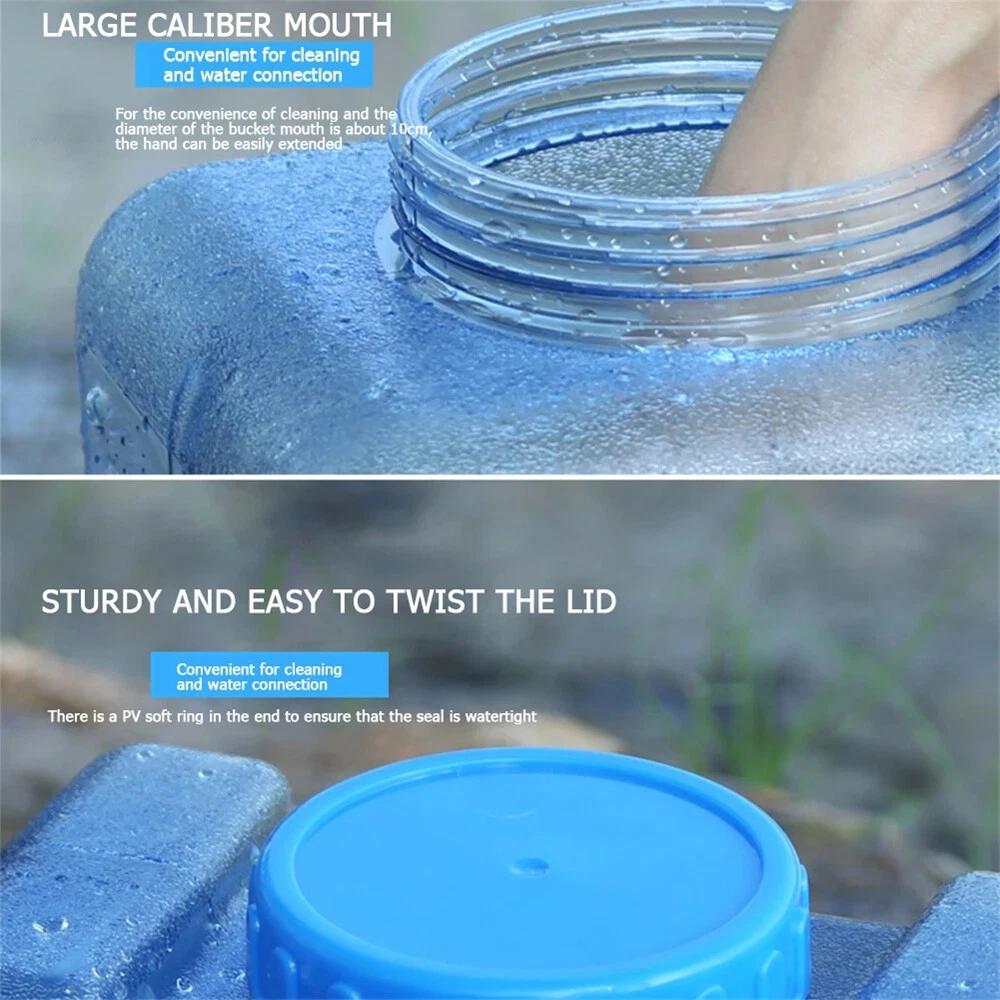 Portable Water Bucket Camping Water Container Outlet Tap Barrel Outdoor AU - Image 7