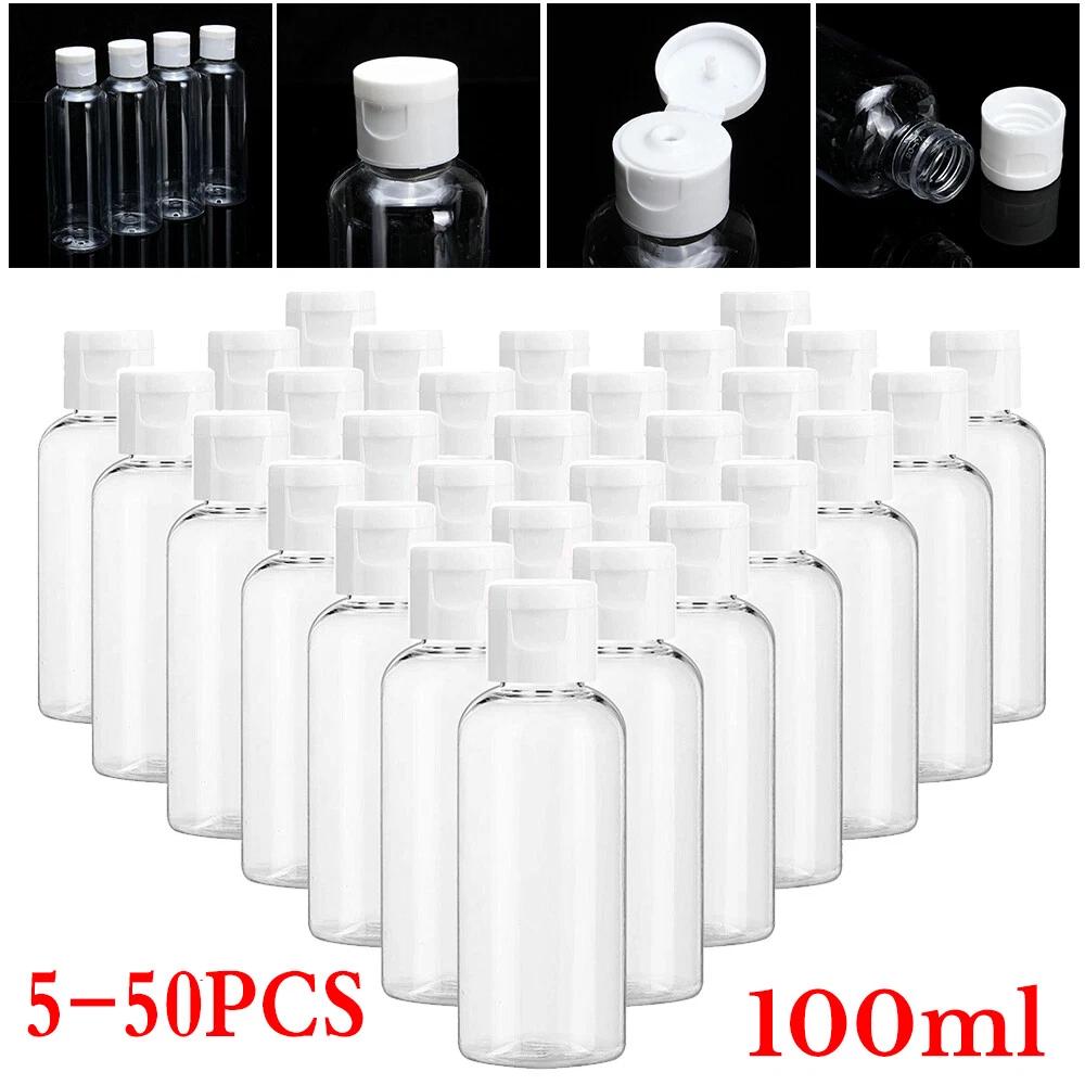 100ml Refillable Bottles PET Clear Empty Lotion Liquid Makeup Container