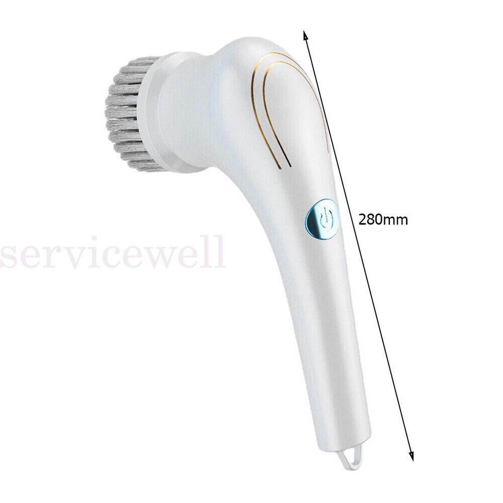 5 In 1 Handheld Electric Cleaning Brush Power Scrubber Cordless USB Rechargeable - Image 6